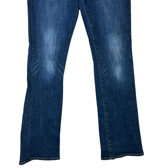 Lucky Brand Lolita Bootcut Jeans Womens 4 Dark Wash Stretch Faded Western Y2K - Picture 4 of 10